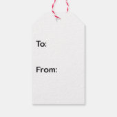 ビデオコントローラとヘッドフォンボーイの誕生日 ギフトタグ (裏面)