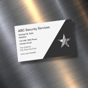 ビデオセキュリティ磁気名刺 マグネット名刺