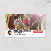 ビデオチャネルプロモーション名刺 名刺 (正面)