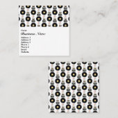 ビデオテープビニルLPパターン スクエア名刺 (正面/裏面)