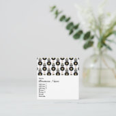 ビデオテープビニルLPパターン スクエア名刺 (スタンド正面)