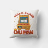 ビデオトランプのポーカー女王 クッション (裏面)