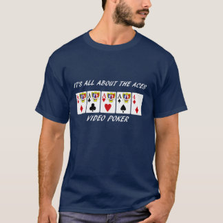 ビデオトランプのポーカー Tシャツ