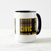 ビデオドローム市民用テレビマグ マグカップ (正面右)