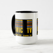 ビデオドローム市民用テレビマグ マグカップ (正面左)