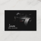 ビデオブロガーの名刺 名刺 (正面)