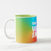 ビデオ店のマグ ツートーンマグカップ (左)