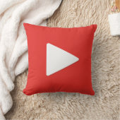 ビデオ演劇ボタンの枕 クッション (ブランケット)