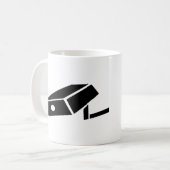ビデオ監視のマグ コーヒーマグカップ (正面左)