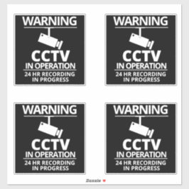 ビデオ監視シンボルや象徴警告，のステッカー シール