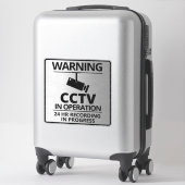 ビデオ監視シンボルや象徴警告，のステッカー シール (スーツケース)