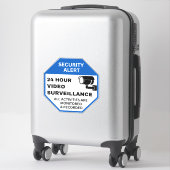 ビデオ監視シンボルや象徴、ビジネスCCTVセキュリティ シール (スーツケース)
