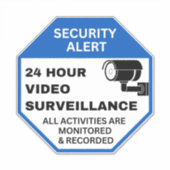 ビデオ監視シンボルや象徴、ビジネスCCTVセキュリティ シール (正面)