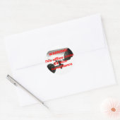 ビデオ監視ステッカー ラウンドシール (封筒)