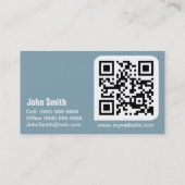 ビデオ編集者の名刺 名刺 (裏面)