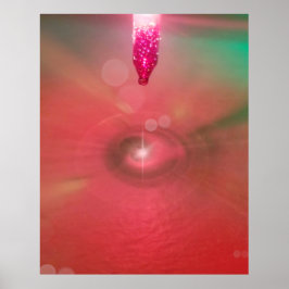 ビデオ通話の光源と色の背景 ポスター