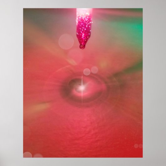 ビデオ通話の光源と色の背景 ポスター (正面)