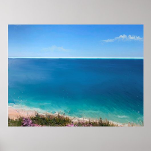 ビデオ通話の熱帯パラダイスバックグラウンド' ポスター (正面)