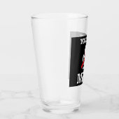 ビデオ通話、自宅から作業、あなたはミュート タンブラーグラス (右)