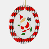 ビデパーソナライズされたオゲーマー セラミックオーナメント (右)