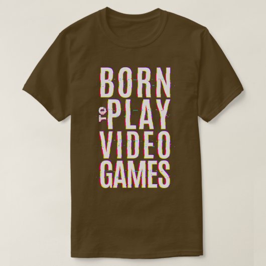 ビデ生まれオゲームへ1 Tシャツ (デザイン正面)