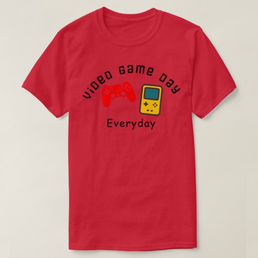 ビデ祝オ・ゲームの日 Tシャツ (デザイン正面)