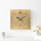 ビトゥル人 スクエア壁時計 (ホーム)