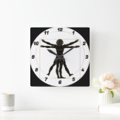 ビトゥル人 スクエア壁時計 (ホーム)