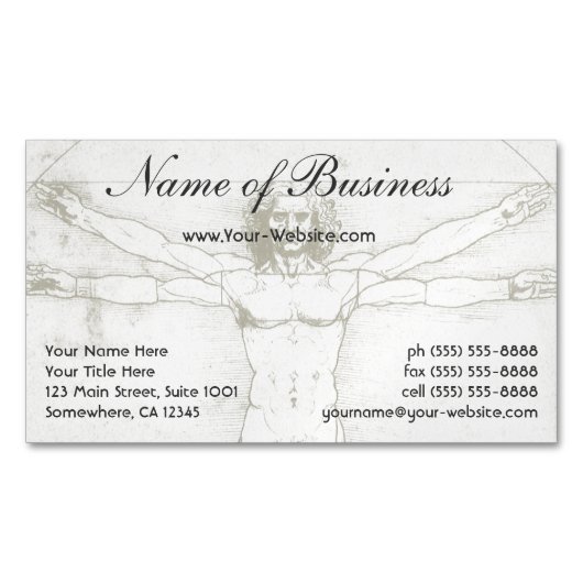 ビトゥル人 マグネット名刺 (正面)