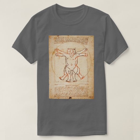 ビトゥル猫 Tシャツ (デザイン正面)