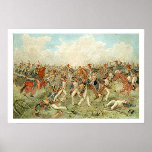 ビトリアの戦い1813年6月21日(火)付き ポスター (正面)