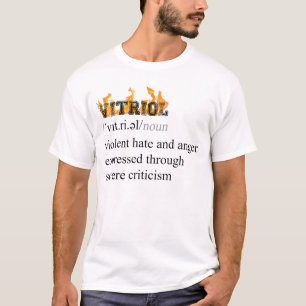 ビトリオール、ブラック文字、ラージ、ナノ23 Tシャツ