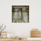 ビトルビアンの男性ポスター ポスター (キッチン)