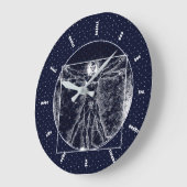 ビトルビアン·マン ラージ壁時計 (傾斜)