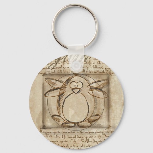 ビトルヴィアンペンギン キーホルダー (正面)