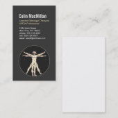 ビトルヴィアンマンスポーツマッサージセラピスト2 名刺 (正面/裏面)