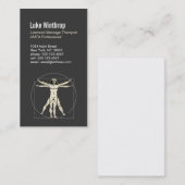 ビトルヴィアンマンスポーツマッサージセラピスト6 名刺 (正面/裏面)