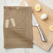 ビトルヴィアン靴下モンキー キッチンタオル (四つ折り)