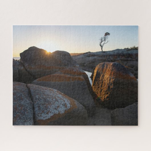 ビナロン湾の日の出、火災湾、520個 ジグソーパズル (横)