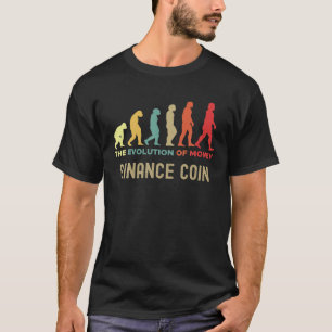 ビナンス・コインが資金逃避者の進化を暗号化 Tシャツ
