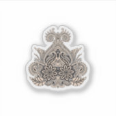 ビニおもしろいルデカール車.壁。ウィンドウ。 シール (正面)