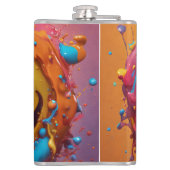 ビニお洒落ー包まれたルフラスコ， 236 ml フラスク (裏面)