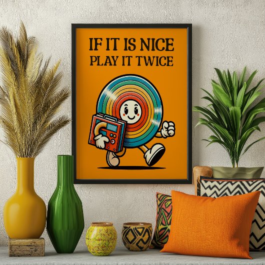 ビニもしーのマスコット遊アートが2倍よ ポスター