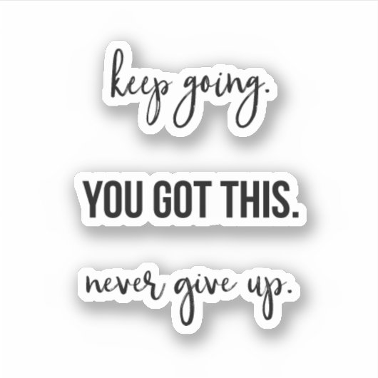 ビニやる気を起こさせるルデカールシール シール (正面)