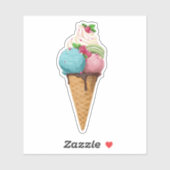 ビニカスタムルシールのアイスクリーム。 シール (シート)