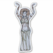 ビニカスタムルステッカーのベリーダンサー シール (正面)