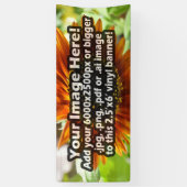 ビニカスタムル印刷フルカラー印刷ワイド 横断幕 (縦)