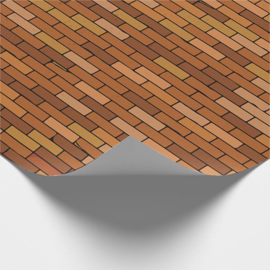 ビニネット付きのシームレスな古いレンガの壁の背景。 ラッピングペーパー (角)