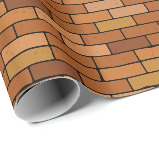 ビニネット付きのシームレスな古いレンガの壁の背景。 ラッピングペーパー (ロールコーナー)