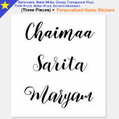 ビニパーソナライズされたルデカールラベル、名前をカスタムするシール シール